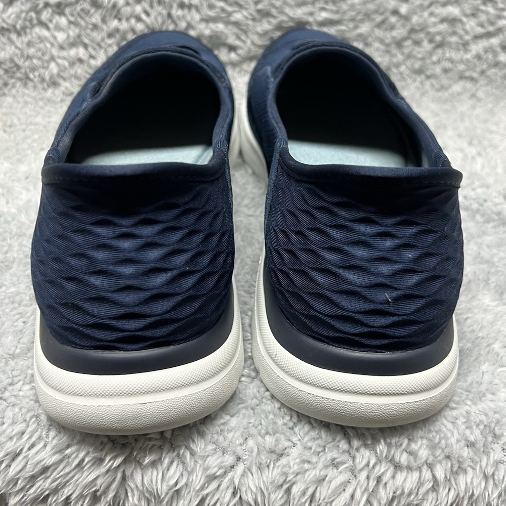 Skechers Slip Ins On The Go Flex Top Notch Shoes 9.5 Navy Blue Handsfree Comfort - Picture 7 of 10